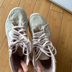 Vans Light Pink High-Top Sneakers